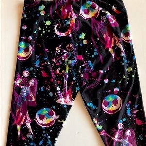 Nightmare before Christmas Jack & sally leggings